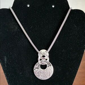 Howard’s Alwayo Something Special Elegant Silver Pendant Necklace Nickel Free